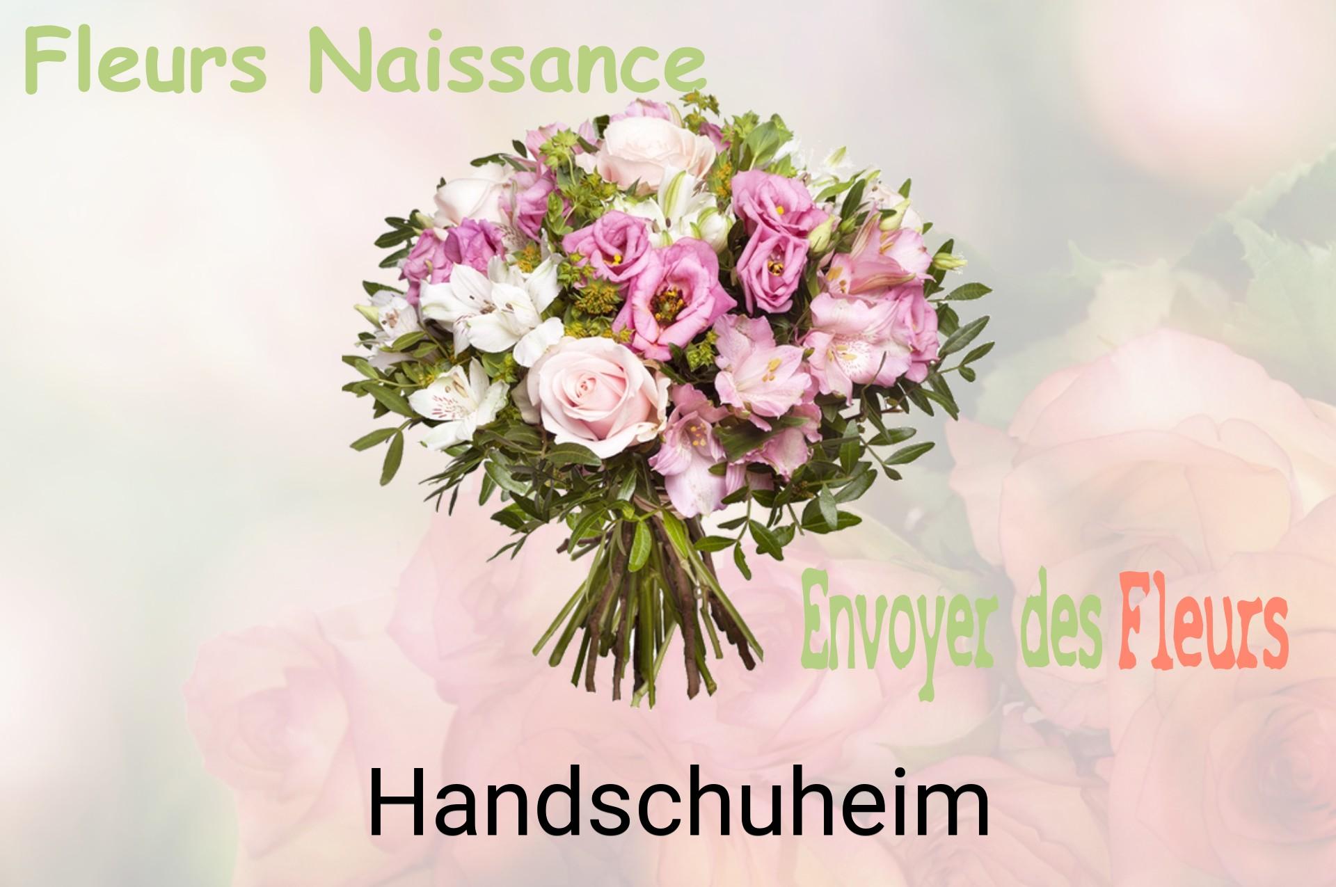 Bouquet de fleurs de naissance livré à Handschuheim